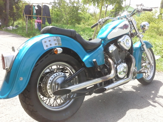 Honda Steed400ccปี94 เครื่องแน่นไฟติดครบ แต่งแนวฮาเล่เสียงท่อโหด