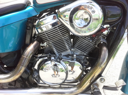 Honda Steed400ccปี94 เครื่องแน่นไฟติดครบ แต่งแนวฮาเล่เสียงท่อโหด