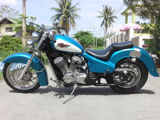 Honda Steed400ccปี94 เครื่องแน่นไฟติดครบ แต่งแนวฮาเล่เสียงท่อโหด