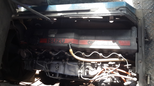 รถเมย์ hino  เครื่อง isuzu  6FE 195 เบรกจิฟฟี่ ช่วงล่างisuzu 240 พร้อมเคริ่องเสียงยกชุ