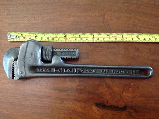 ขายคอม้าโบราณ RIDGID 10" ปี 1929 อายุ 85 ปี ขายคอม้าโบราณ RIDGID 10" ปี 1929 อายุ 85 ปี