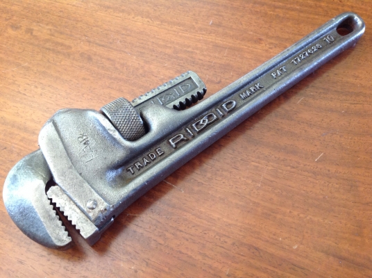 ขายคอม้าโบราณ RIDGID 10" ปี 1929 อายุ 85 ปี