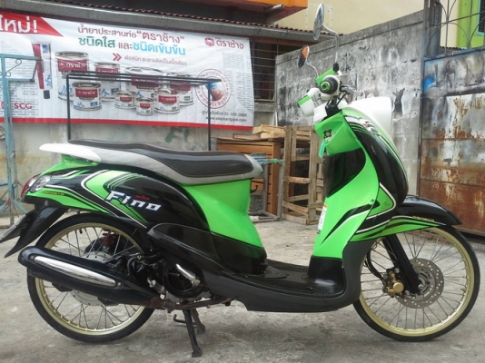 Fino ลายสปอร์ต รถปี55 สวยๆรถเดิมๆ ลงล้ออย่างเดียว ราคาถูกๆครับ