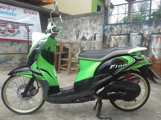 Fino ลายสปอร์ต รถปี55 สวยๆรถเดิมๆ ลงล้ออย่างเดียว ราคาถูกๆครับ