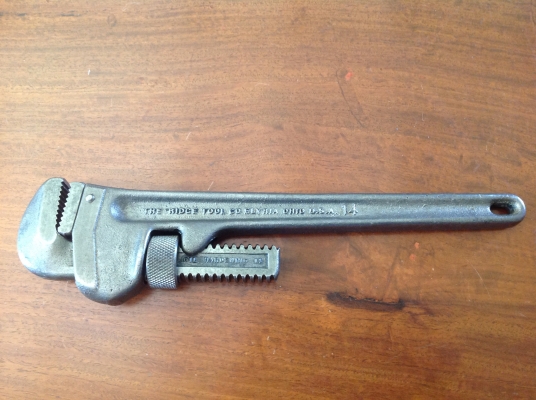 ขายคอม้าโบราณ RIDGID 14" ปี 1929 อายุ 85 ปี