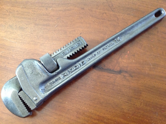 ขายคอม้าโบราณ RIDGID 14" ปี 1929 อายุ 85 ปี