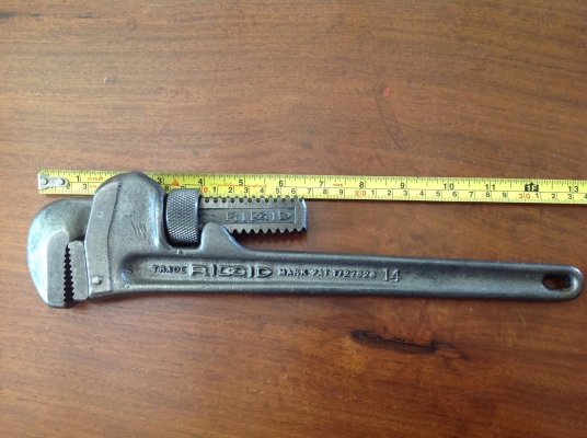 ขายคอม้าโบราณ RIDGID 14" ปี 1929 อายุ 85 ปี