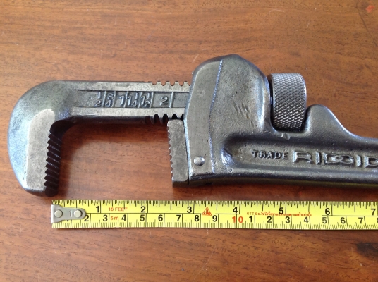 ขายคอม้าโบราณ RIDGID 14" ปี 1929 อายุ 85 ปี