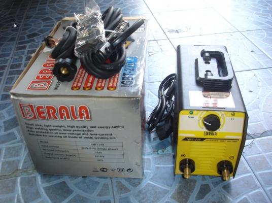 ขายตู้เชื่อมอินเวอร์เตอร์ berala igbt-270 จิ๋วแต่แจ๋ว