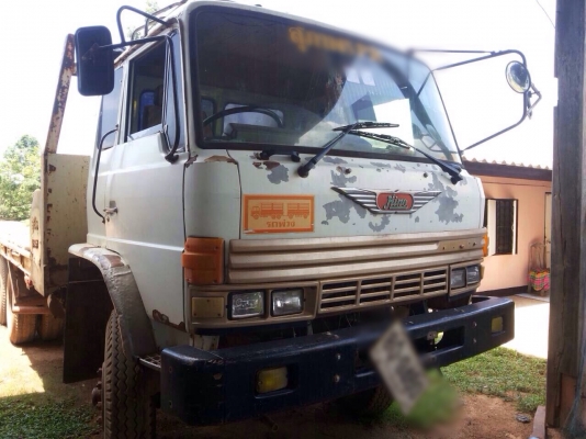 ขายรถบรรทุกสิบล้อเทเลอร์ HINO KT725 เครื่อง EH700 2 เพลา วางหัว F18 ลงเล่มแล้ว