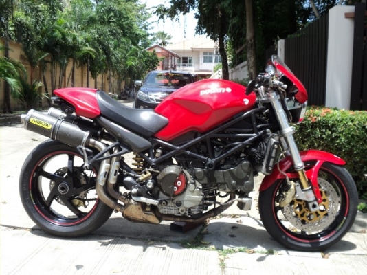 วุฒินนบุรี **มาใหม่**ดูคาติ S4R ปี2005 รถสภาพดีพร้อมใช้อินวอยพร้อมสรรพสารมิตร(ตัวจริง)