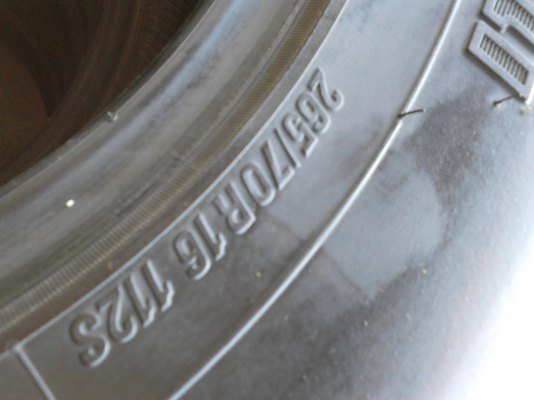 265/70R16 TOYO RADIAL TRANPATH S/U  ยางยังใหม่    ติดต่อ.081-427-3941