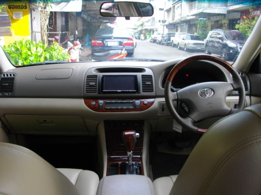 ขาย CAMRY 2.4Q สีดำ ตัวท๊อป ปี02 LPGหัวฉีด สวยน้องๆป้ายแดงไร้ริ้วรอย ประกันเพิ่งต่อ 345000 บาท