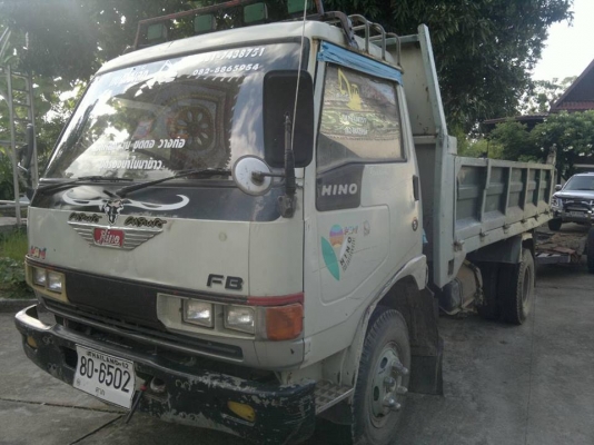 หกล้อ HINO FB เครื่อง 120 แรงม้า พวงมาลัยเพาเวอร์ ช่วงล่างเอฟ รถใช้งานดี