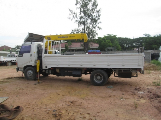 ขาย รถ 6 ล้อ ติดเครน  HINO FC 2 W  NGV เครื่อง 140 แรง