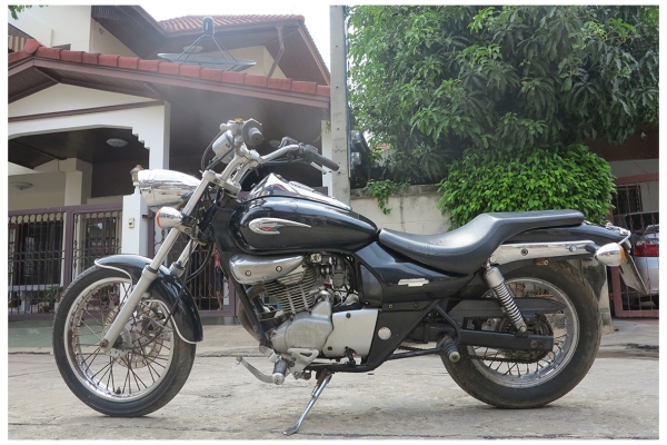 Kawasaki Boss 175cc (ทะเบียนโอน  22,000 บาท )