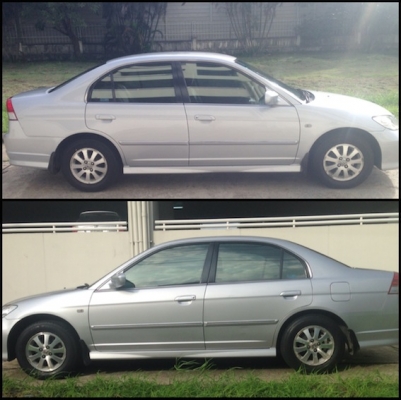 ขายรถบ้านHONDA CIVIC DIMENSION EXi1.7 ATปี2005 รถสวยมาก มือเดียว เจ้าของขายเองค่ะ