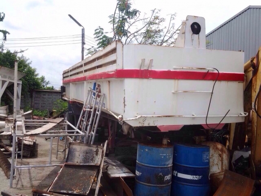 ขายหางเซมิดัมพ์ 2 เพลา ยาว 8.50 เมตร พร้อมใช้งาน เล่มทะเบียนพร้อม