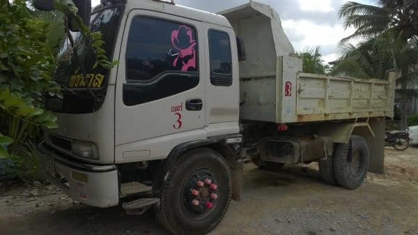 6ล้อดั้ม195แรง ISUZU FTR33F ห้างแท้..ดั้มKCยาว3.80ม รถสภาพดี เดิมๆ
