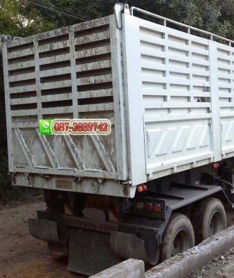 ขายดาวน์รถหัวลากพร้อมหางเซมิดัมพ์ 2 คาน สามมิตร คอกเกษตร