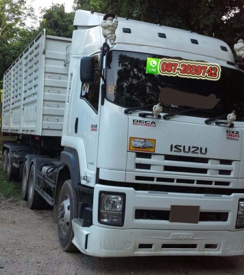 ขายดาวน์รถหัวลากพร้อมหางเซมิดัมพ์ 2 คาน สามมิตร คอกเกษตร