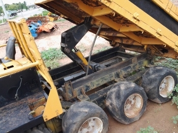 ขาย-รถบรรทุกล้อยาง Dumper เครื่องยนต์ดีเซล 2 สูบ MITSUBISHI: DD150 ขับเคลื่อน 8 ล้อ ยกดั๊มไฮโดรลิค