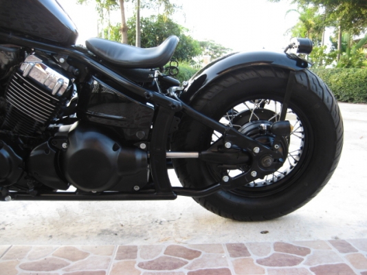 yamaha dragstar400 แต่งบ้อบเบอร์