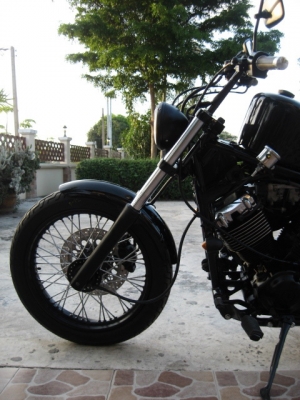 yamaha dragstar400 แต่งบ้อบเบอร์