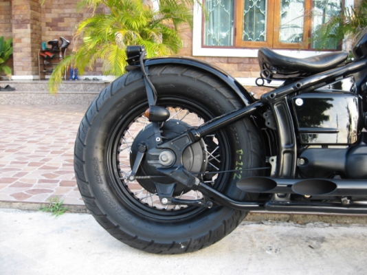 yamaha dragstar400 แต่งบ้อบเบอร์