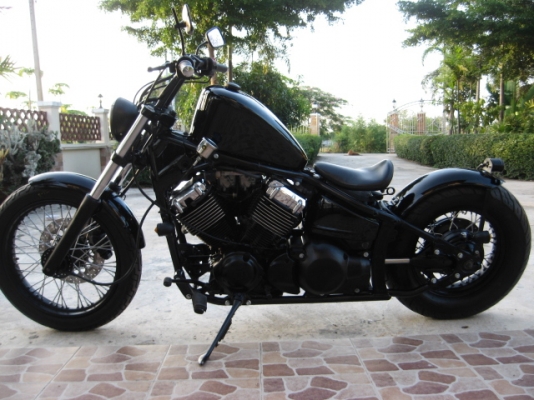 yamaha dragstar400 แต่งบ้อบเบอร์