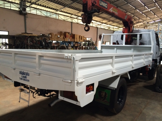 ขายรถ6ล้ออีซูซุ NPR 140แรง ติดเครนยูนิค 2.9 ตัน 4 ปลอก รถมือสองสภาพดีจากญี่ปุ่น จดทะเบียนใหม่ พร้อมใช้