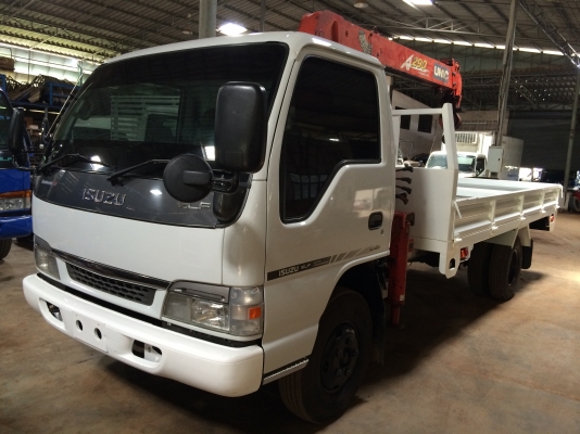 ขายรถ6ล้ออีซูซุ NPR 140แรง ติดเครนยูนิค 2.9 ตัน 4 ปลอก รถมือสองสภาพดีจากญี่ปุ่น จดทะเบียนใหม่ พร้อมใช้