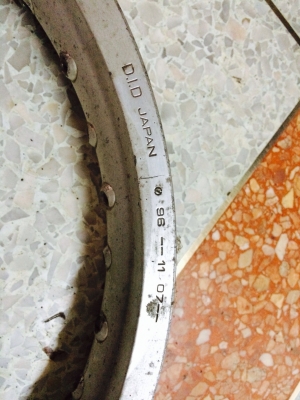 ขายล้อ DID. Japan. ขอบ17. 1.85 ไม่คตไม่ดุ้ง 1คู่