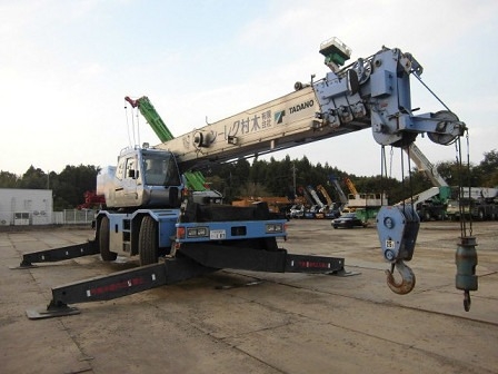 ขายรถเครน TANADO TR250M 6 25 ตัน 4 ล้อ รถเก่านอกไม่เคยใช้งานในไทย ราคา 6500000