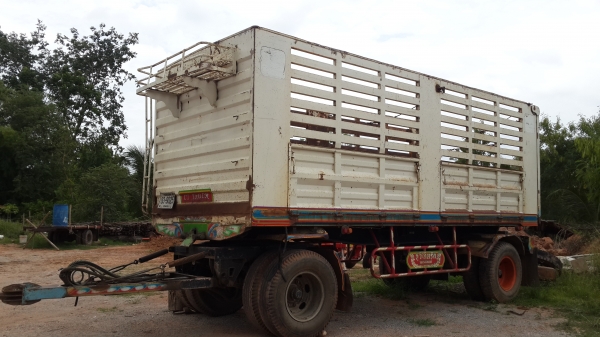 ขายหางพ่วง 2 คาน ยาว 6.20 ม. ดรั้มได้ ช่วงล่างสามมิตรสูง 2 ม. ปี 51