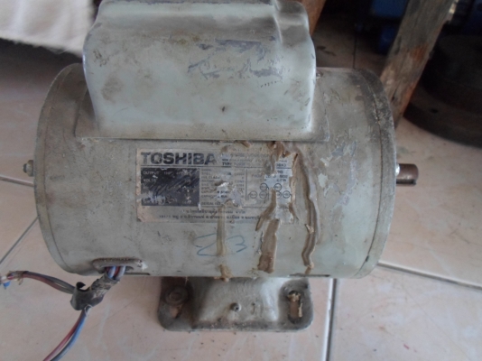 มอเตอร์ โตชิบา 1 แรง 220 V. สภาพเดิม ๆ เครื่องนิ่ง ๆ พร้อมใช้งาน 2,200