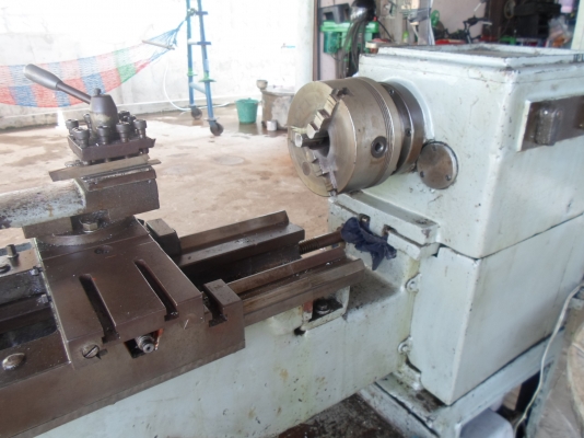 แท่นกลึง 5 ฟุต 3 เพลา เกียร์บล็อก ต้าชิง 500 A  พร้อมใช้งาน 65,000