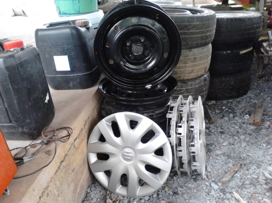 ล้อเหล็ก 4 รู 100