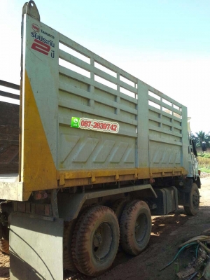 ขายรถดั้มพ์พ่วง 18 ล้อ แม่-ลูก ISUZU 240 แรงม้า