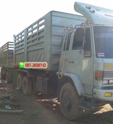 ขายรถดั้มพ์พ่วง 18 ล้อ แม่-ลูก ISUZU 240 แรงม้า