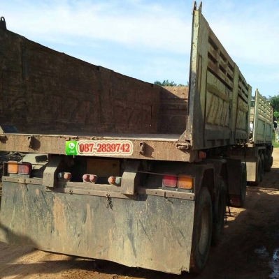 ขายรถดั้มพ์ 22 ล้อ พ่วงแม่-ลูก ISUZU