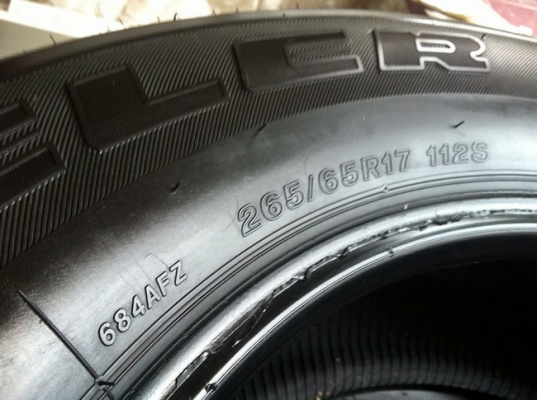 ขายยาง Bridgestone Dueler H/T 684II ขนาด 265 65 r17