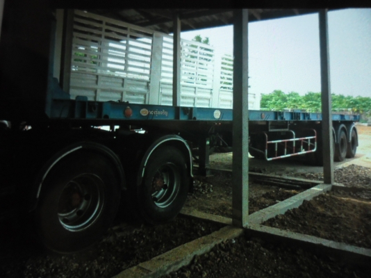 หัวลากหางเพื้นเรียบ HINO 260 แรงหาง 12 เมตรหาง 3 เพลาแท้