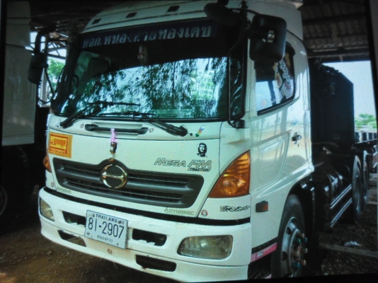 หัวลากหางเพื้นเรียบ HINO 260 แรงหาง 12 เมตรหาง 3 เพลาแท้