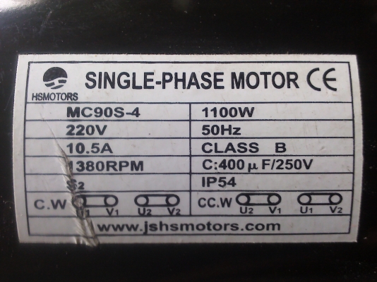 มอเตอร์ 1.5 แรงม้า ใช้ไฟ 220 V. ไฟบ้านได้เลย เป็นของใหม่ติดกับเครื่องจักรมาแล้วถอดเปลี่ยน (มี 8 ตัว)นำไปต่อใช้งานได้เลย แกนเพลาขนาด 19 มม. มีพัดลมระบายความร้อนในตัว สามารถต่อให้หมุน ซ้าย-ขวาได้ มอเตอร์ 1.5 แรงม้า ใช้ไฟ 220 V. ไฟบ้านได้เลย เป็นของใหม่ติดกับเครื่องจักรมาแล้วถอดเปลี่ยน (มี 8 ตัว)นำไปต่อใช้งานได้เลย แกนเพลาขนาด 19 มม. มีพัดลมระบายความร้อนในตัว สามารถต่อให้หมุน ซ้าย-ขวาได้