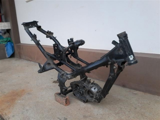 ขายโครงแคร้งเครื่อง Cagiva Stella โครงดีไม่ผุเอกสารครบ ขาย 2800 บาท