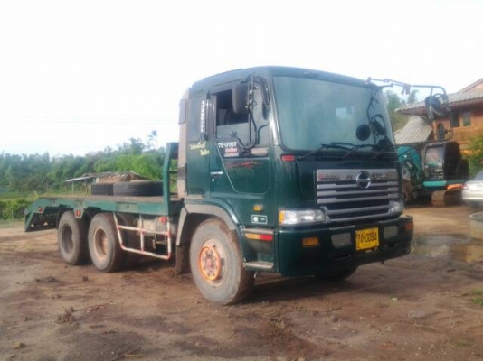 สิบล้อ ฮีโน่โปรเฟียร์ คัสซี เอสเอส เครื่องEM100 เครื่อง 260 แรงม้า บรรทุกรถแบคโฮขนาด 200 ได้