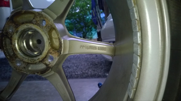 ล้อ ssr type c 15  4*100 สวยๆพร้อมยาง