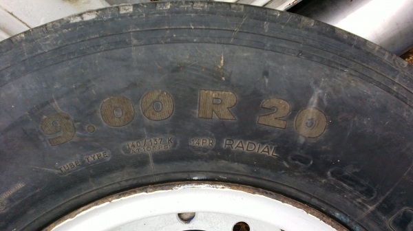 กะทะสิบล้อ ขอบ20+ยาง 2 ชุด