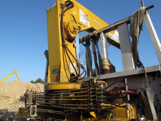 รถบรรทุก 6ล้อ HINO MEGA FG ติดเครน 3ตัน